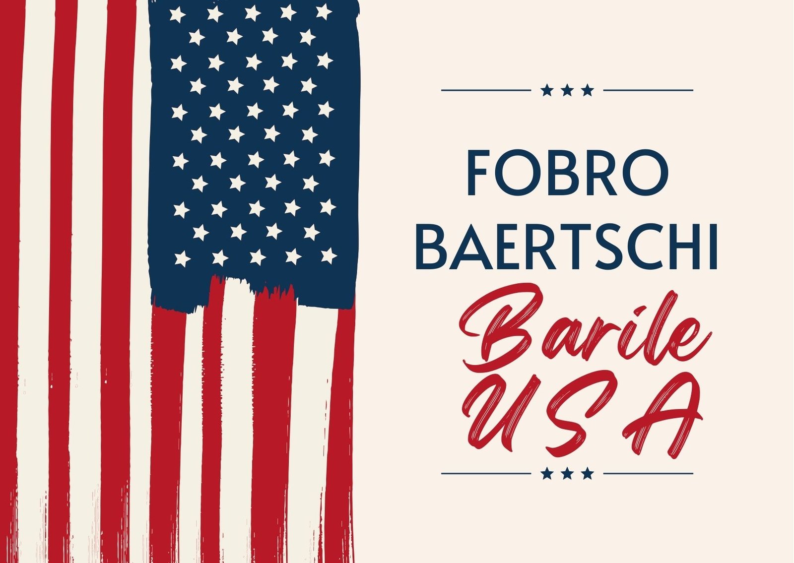 Fobro Baertschi Barile USA